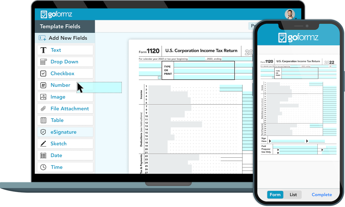 Add advanced field types to your digital forms.